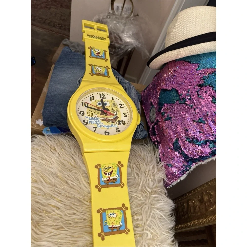 Nickelodeon Spongebob Squarepants Watch Wall Clock limited vintage 2004